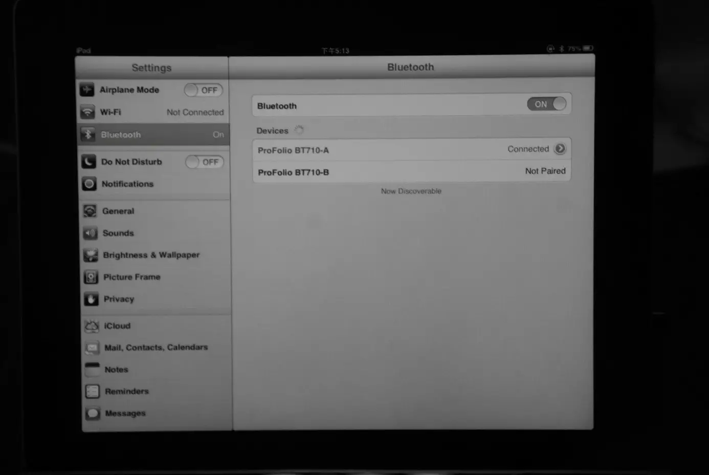 ProFolio BT710 Notebook Style Bluetooth Keyboard - ProFolio BT710-B