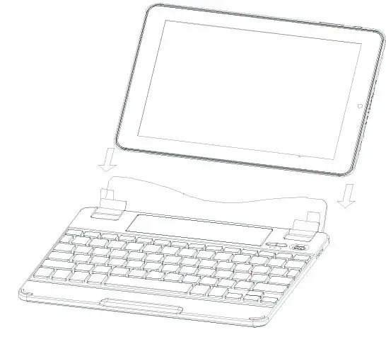ProFolio BT710 Notebook Style Bluetooth Keyboard - iPad with the Protective iPad Cover 2
