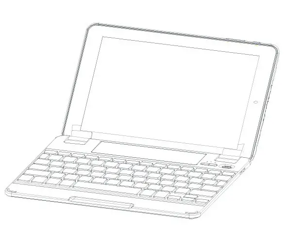 ProFolio BT710 Notebook Style Bluetooth Keyboard - iPad with the Protective iPad Cover 3