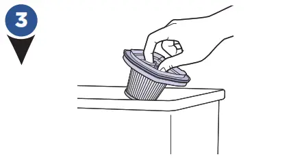 Bissell 2389 Series Powerlifter - Replacing the Filter 3