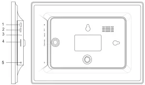 DENVER PFF-710WHITE MK3 Digital WiFi Photo Frame-- POWER