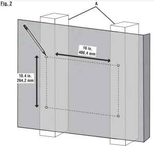 RYOBI Hanging Wall Cabinet STH401 - fig1