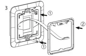 Honeywell Auxiliary Wall Plate WP428 - figure 3