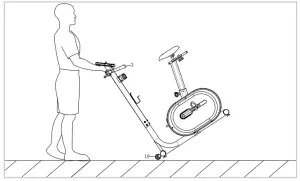virtufit Low Entry Bike 1 Hometrainer -MOVING THE BIKE