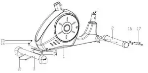 virtufit Low Entry Bike 1 Hometrainer - STEP 1