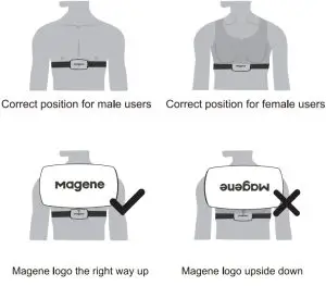 Magene H64 Heart Rate Monitor - product use 2