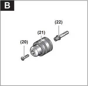 BOSCH PBH Hammer drill Instructions B