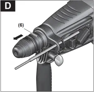 BOSCH PBH Hammer drill Instructions D