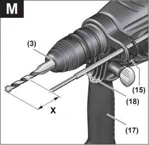 BOSCH PBH Hammer drill Instructions M