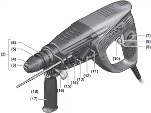 BOSCH PBH Hammer drill feature