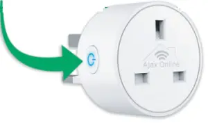 Ajax Online Smart Curtain WiFi Plug - Check that the light