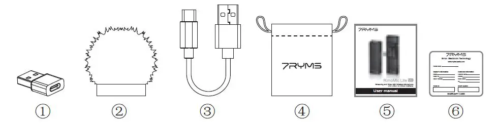 7RYMS D11059B RimoMic Lite UC Streaming and Video Mini Wireless Microphone fig2