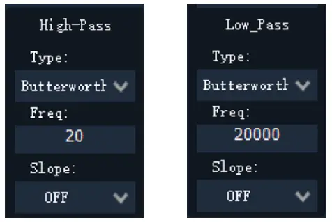 BLAUPUNKT MPD 610 A Class AB Amplifier with DSP - Crossover Frequency