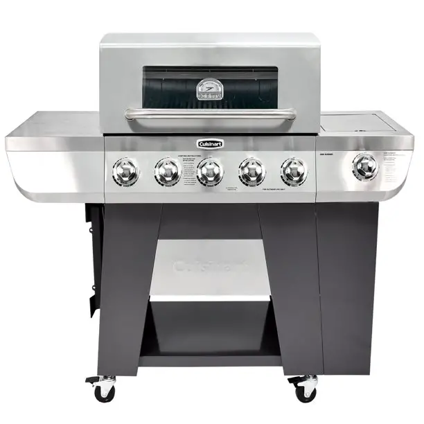 Cuisinart 3-in-1 Stainless Five Burner Gas Grill [gas9556as, Gas9556aso] User Manual