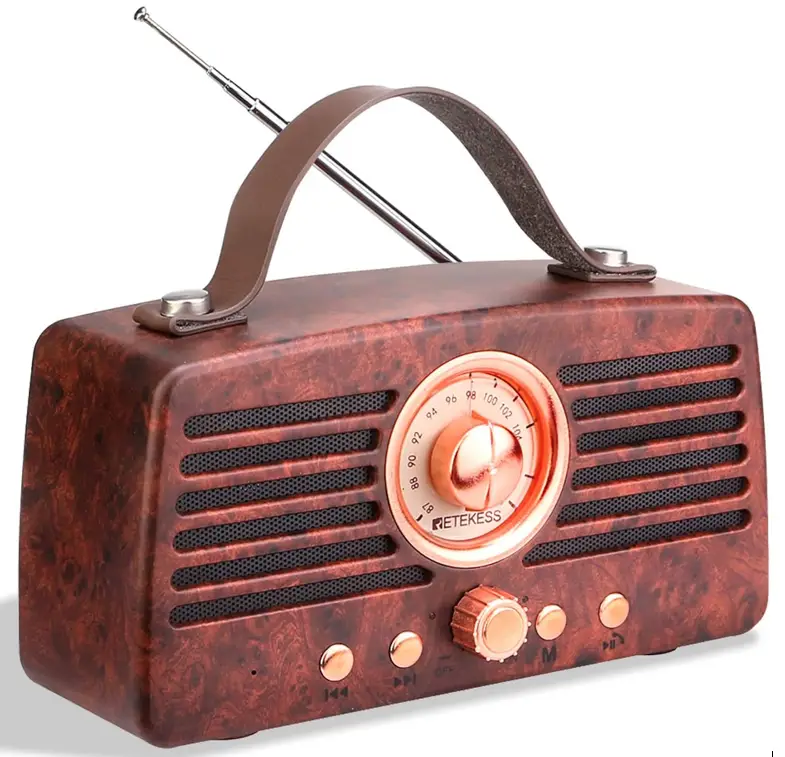 RETEKESS TR607 Retro FM Radio Wireless FM Speaker