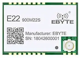 EBYTE E22-900M22S SX1262 868-915MHz SPI SMD LoRa Module image