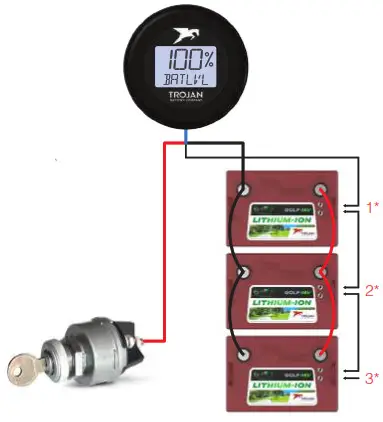 TROJAN TRO1079 Battery Charge Indicator - INSTALLATION SETUP