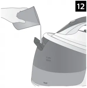 a close up of a logo