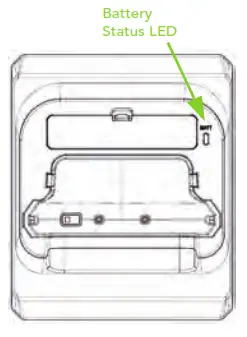 KOAMTAC 933455 SKX SmartSled Charging Cradle - Battery LED Status