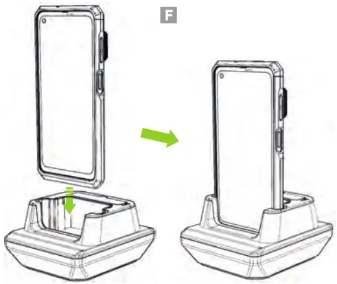 KOAMTAC 933455 SKX SmartSled Charging Cradle - charging cradle