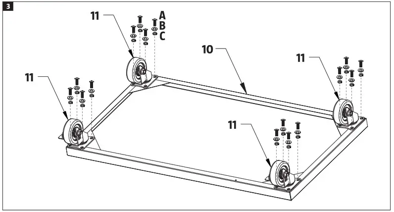 Burns Barkles 014514 Outdoor Kitchen with Cabinet- 3