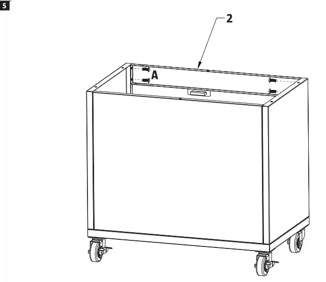 Burns Barkles 014514 Outdoor Kitchen with Cabinet- 5