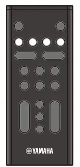 YAMAHA ESB 1090 Front Surround System - Remote control