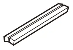 YAMAHA ESB 1090 Front Surround System - Spacers