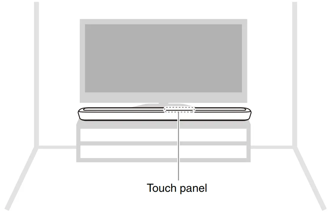 YAMAHA ESB 1090 Front Surround System - TV stand