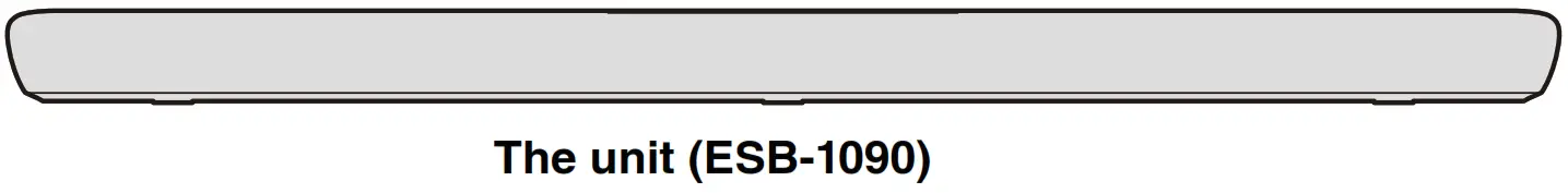 YAMAHA ESB 1090 Front Surround System