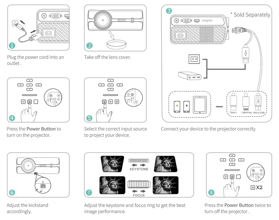 VANKYO Leisure 410 Projector - START