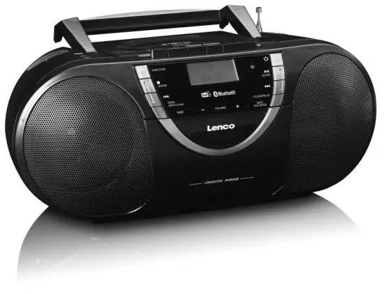 Lenco SCD-6900 Portable Dab+ and FM Radio With CD Cassette And Bluetooth