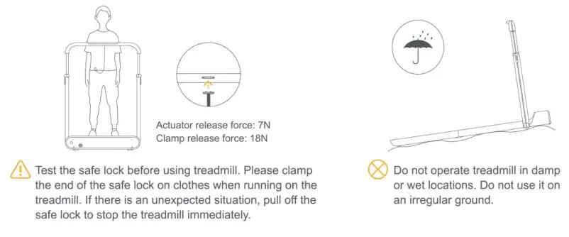 LIFESPAN Walkingpad Pro Treadmill - SAFETY INSTRUCTIONS 3