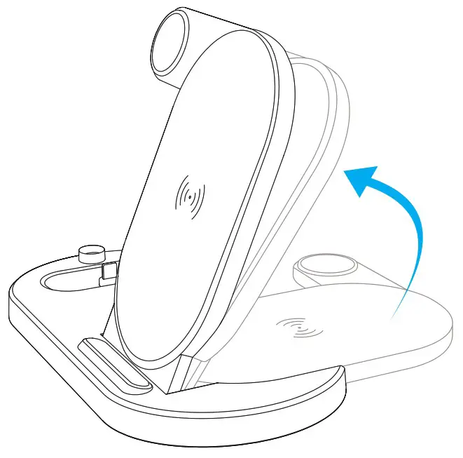 Chargers ST N18 4 in 1 Wireless Charging Stand - adjustment