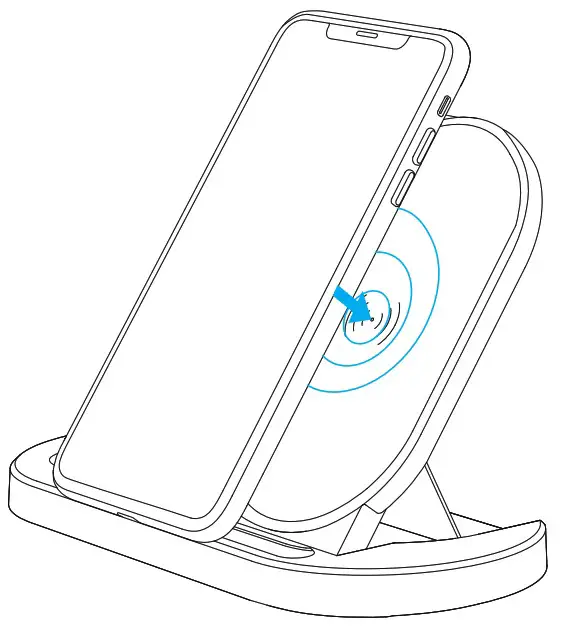 Chargers ST N18 4 in 1 Wireless Charging Stand - center