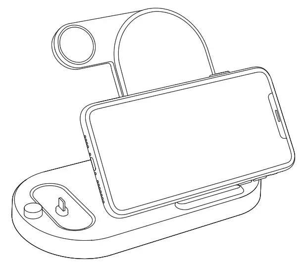 Chargers ST N18 4 in 1 Wireless Charging Stand - horizontally