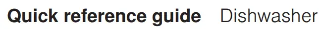 GAGGENAU DF270101 60cm 200 Series Dishwasher User Guide