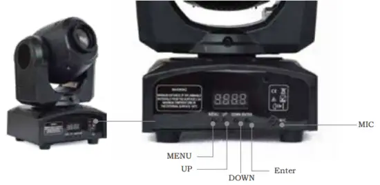 Sharpy Light LS10 Spot Light Moving Head - Button description