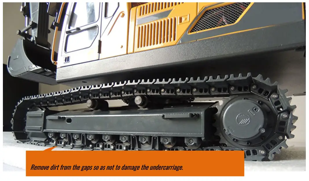 AMEWi 22549 Hydraulic Excavator - WALKING SYSTEM PRECAUTIONS