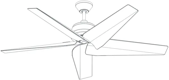 HOMEDEPOT 56055 Feldner 60 Inch Ceiling Fan