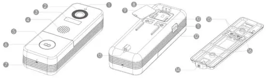 COOAU Bell J6 Plus 2K VIDEO DOORBELL - Doorbell