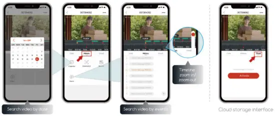 COOAU Bell J6 Plus 2K VIDEO DOORBELL - Recording
