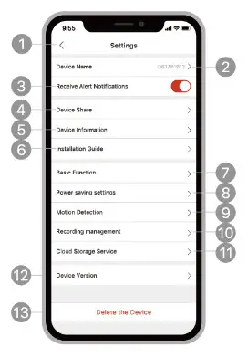 COOAU Bell J6 Plus 2K VIDEO DOORBELL - Setting