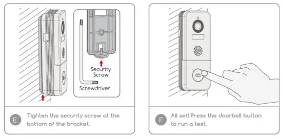 COOAU Bell J6 Plus 2K VIDEO DOORBELL - Wireless 1