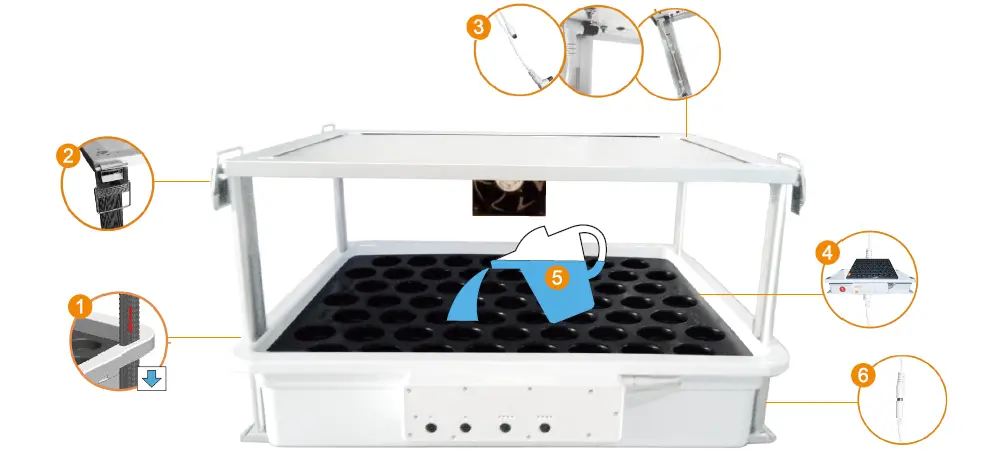 OPCOM Farm Grow Box 2 Free Stackable Farming-fig56