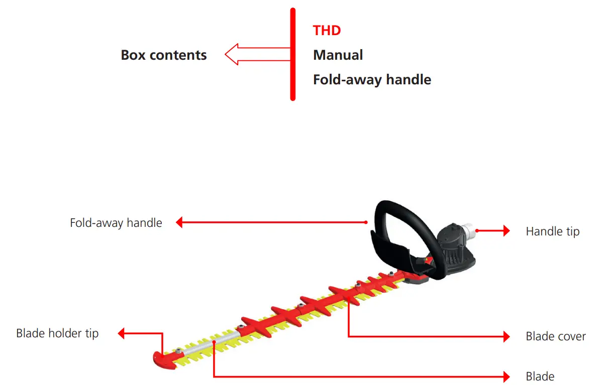 INFACO THD600-700p3 Electric Hedge Trimmer - fig 18