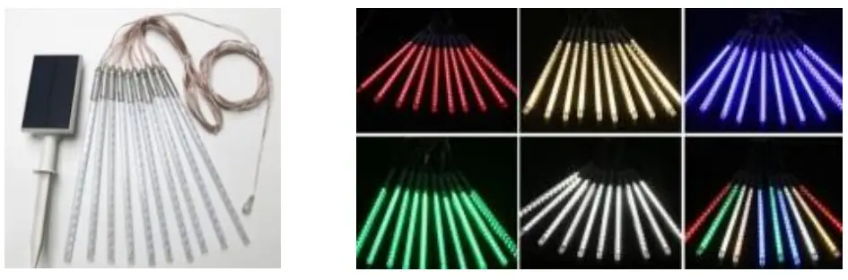 Solar Lighting Direct SLDML36RGB Residential Meteor Lights-