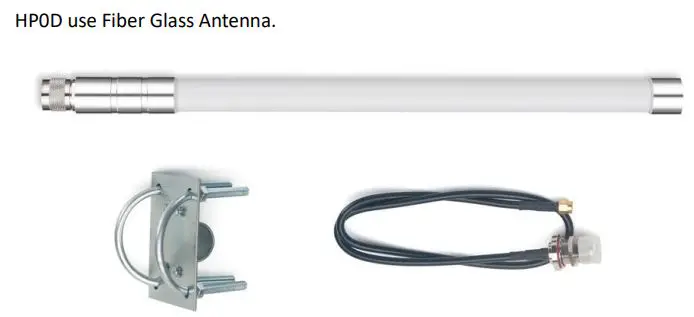 DRAGINO HP0DA Light Hotspot for Helium User Manual - HP0D use Fiber Glass Antenna