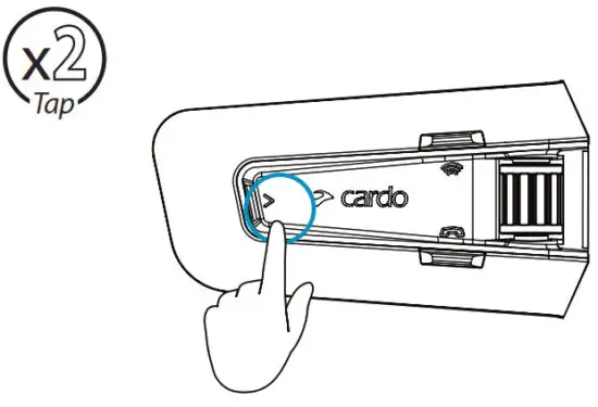 cardo PT200001 Packtalk Edge Motorcycle Bluetooth Communication System - Fig 20