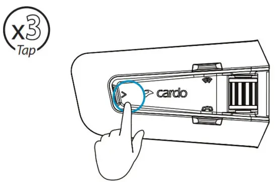cardo PT200001 Packtalk Edge Motorcycle Bluetooth Communication System - Fig 21